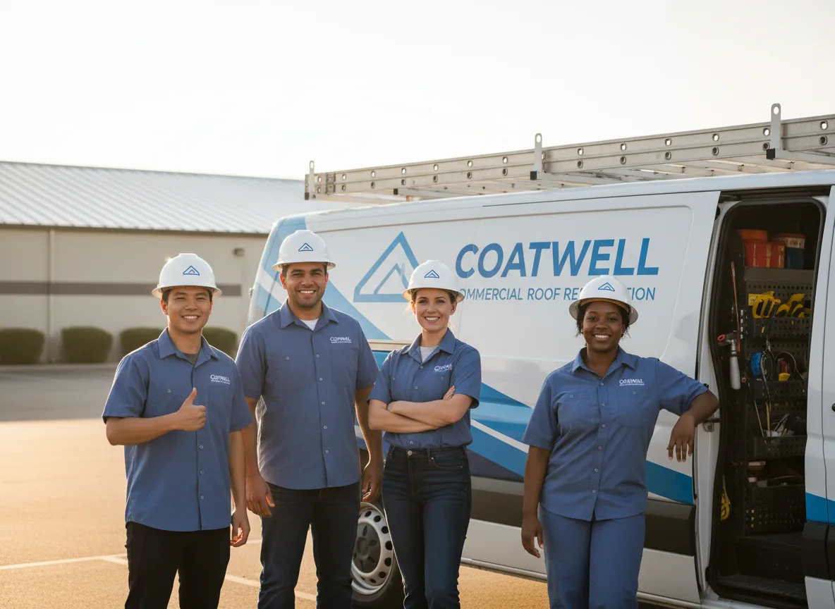 Commercial roof coating company in Windyville, MO